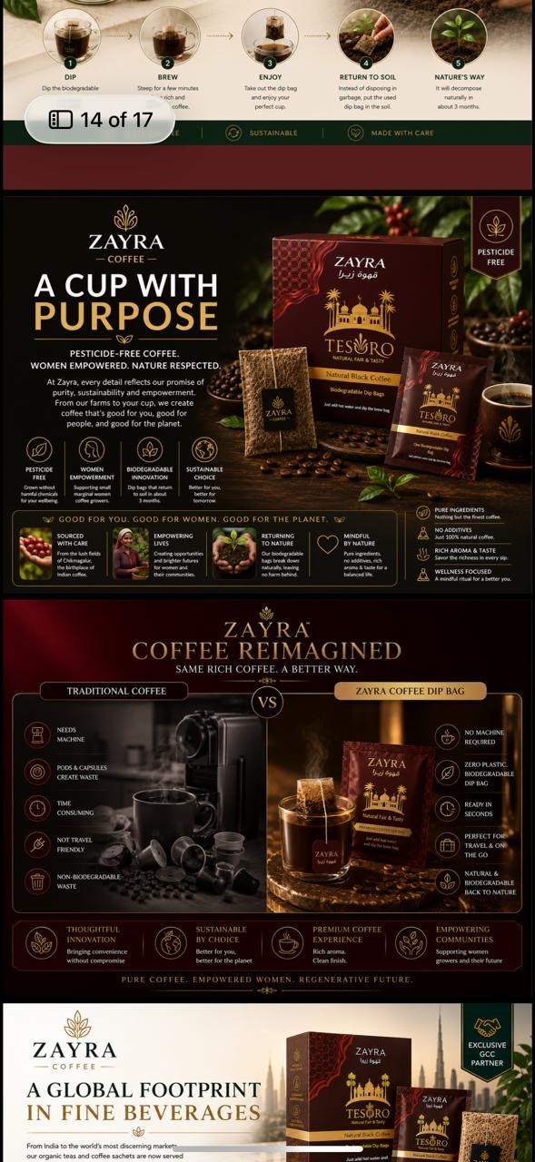 ZAYRA coffee reimagined comparison